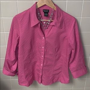 Pink size 12 gently worn dress shirt